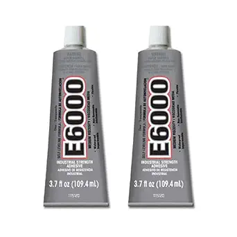 Eclectic Products 220011 2 Pack 3.7 oz. E-6000 High Viscosity Multi-Purpose Adhesive, Clear