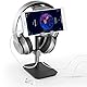 RICOO Headset Handy Halterung Kopfhörer Schreibtisch Ständer Kopfhörerständer Handyständer HH013 Studio TV Gaming PC Kopfhörerhalter Stand Halterung Neigbar Handy-Halter Head-Phone Holder