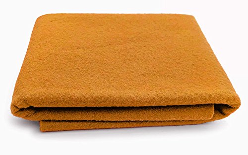 Cantaloupe Orange - XXL Wool Felt Sheet - 100% Virgin Merino Wool - 36 in x 36 in-image-48