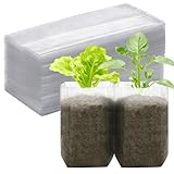 Sacchi per Piante di Tessuto Non Tessuto Borse Vivaio Pianta, 100 Pezzi Sacchetti in Tessuto Non Tessuto per Piante, Biodegradabile Sacchetti per Coltivazione, per Fiori, Verdure, Alberi da Frutto