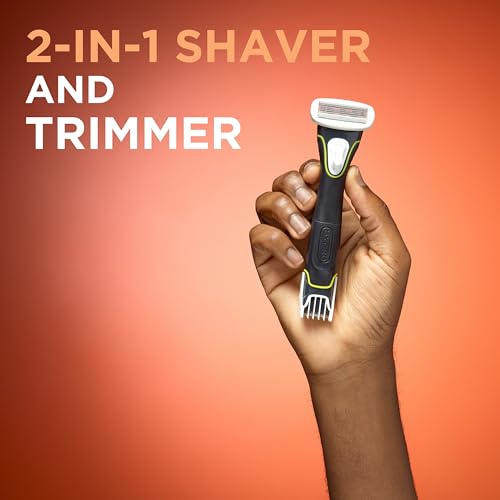 Wilkinson - Hydro Trimmer - Body &Balls - Maquinilla de afeitar eléctrica 2 en 1 para hombres - Recortadora con 3 ajustes - Cabezal de 5 cuchillas con gel de aloe vera - imagen 2