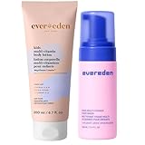 Evereden Kids Body Lotion and Face Wash set | Gentle and Clean Kids Skin Care - Non-toxic Ingredients, Cool Peach scent