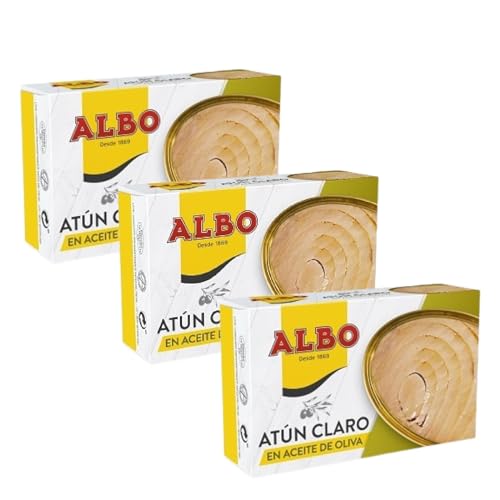 Albo Atún Claro en Aceite de Oliva Pack de 3 x 240 g