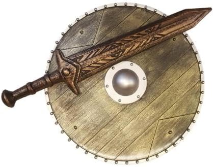 THE GIFT FACTORY Viking Toy Battle Set Toy For Kids Sword and Shield