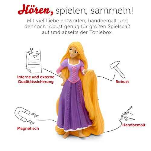 tonies Sluchové figurky pro Toniebox, Disney Rapunzel – nové fénování, originální poslechová hra k filmu, rozhlasová hra pro děti od 4 let, doba hraní cca 57 minut