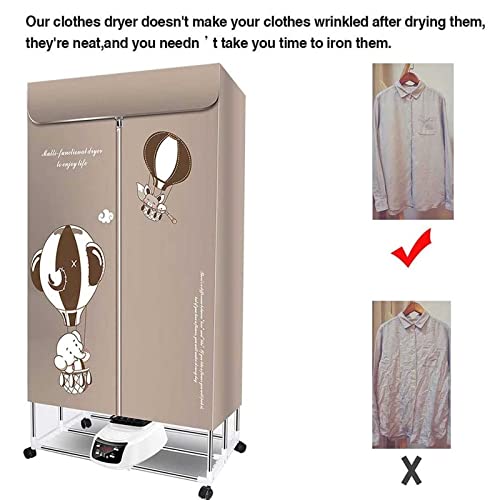 Secador De Roupas PortáTil De 1500 W, Cremalheira De Secagem De Roupas EléTrica DobráVel De 2 Camada