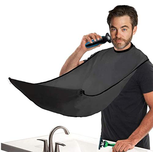 Delantal Babero Para Barba Tela Impermeable Delantal de barba Delantales barba Afeitado...