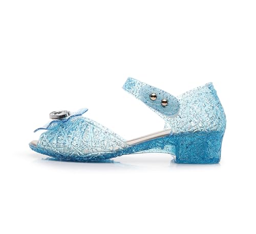 Image of Girls Jelly Sandals Princess Mary Jane Dress Up Shoes for Cosplay Party Birthday Toddler Little Girls