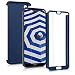 Produktbild kwmobile Hülle kompatibel mit Huawei P20 Pro - komplette Abdeckung - inkl. Displayschutz - Case Metallic Blau