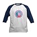 CafePress Peppa Pig See Ya! Baseball Jersey Kids Cotton Baseball Jersey, 3/4 Raglan Sleeve Shirt Navy/White