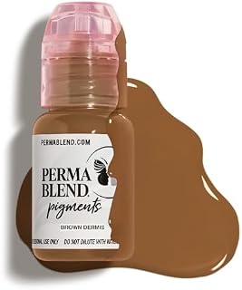 Perma Blend Pigments Professional Lip Color for Permanent Makeup Brown Dermis (15ml) Price In India
