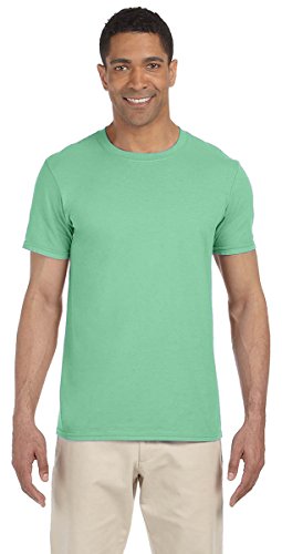 Gildan Adult Softstyle? 4.5 oz. T-Shirt M Mint Green