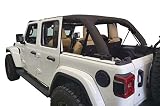 Dirtydog 4x4 Roll Bar Cover - for Jeep JL4 Door - Soft top - Black