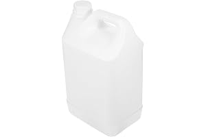 1.32 Gallon Plastic Jug Containers with Lids for Engine Oil Disposal