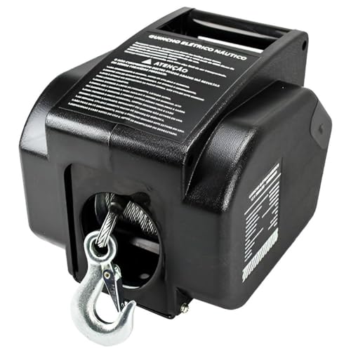 Guincho Elétrico Náutico 12v 3500lbs 1587 Kg