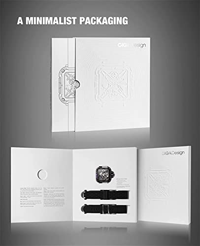 CIGA Design X Series Analog Black Dial Men's Watch-X011-BLPL-W25BK - Image 6