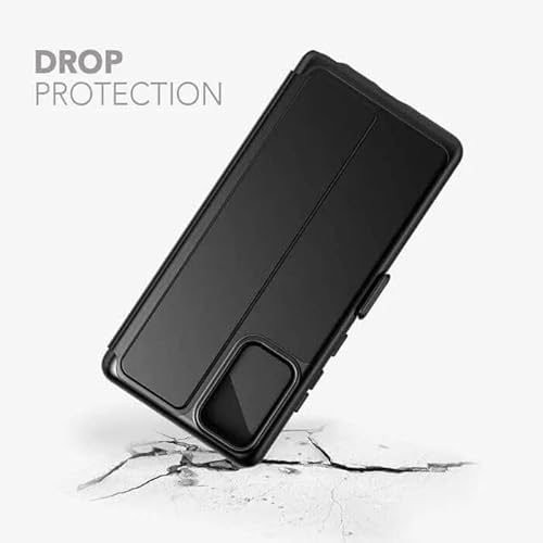 Tech21 Evo Wallet For Samsung Galaxy Note20 Ultra 5G Phone Case - Hygienically Clean Germ Fighting Antimicrobial Properties With 12Ft Drop Protection, Black #TOP2
