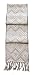 Alpaca Wool Blend Scarf Authentic Peruvian Natural Fiber Wool Shawl, Fringed design 60