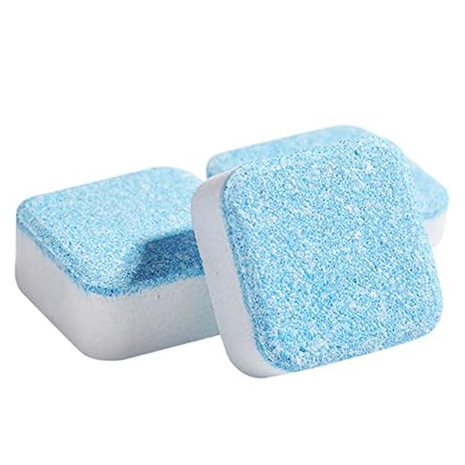 20 PCS Lavanderia Comprimidos Efervescentes Máquina de Lavar Roupa Comprimidos Efervescentes Líquido de Limpeza Lavanderia Limpeza Profunda Remover Comprimidos de Descontaminação