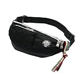 [オロビアンコ] ボディバッグ メンズ 本革 リモンタナイロン メンズ [イタリア製] ショルダーバッグ 斜めがけ ナイロン レザー ブランド ミニ [並行輸入品] GOCCIA-C (NERO/ブラック)