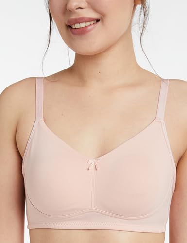 Image of Amazon Brand - Symbol Women's Cotton Stretch Non Padded Wire Free Full Coverage Lift Up Bra