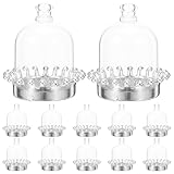 MAGICLULU Boîte à dragées mini couronne 12 pièces - Porte-bonbons de mariage - Petit Ã...