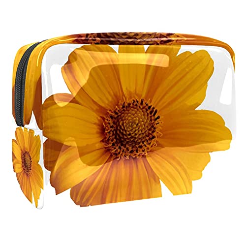 Trousse à maquillage fleurs blanches pour ne plus perdre vos rouges à lèvres