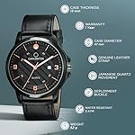 Carlington-Analog-Watches-for-Men-with-Leather-Strap-CT-1050