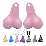 Hanging Truck Balls Nuts,Bumper Balls Bull Nuts Zinc Alloy Hanging Truck for 1/10 Universal RC Cars Realistic Durable Car Accessories (Pink)