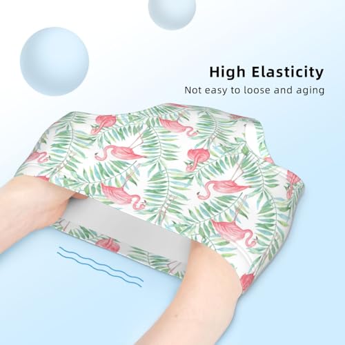 Flamingo And Tropical Leaves Girls' Underwear Soft Cotton Little Girls Panties Comfort Briefs4