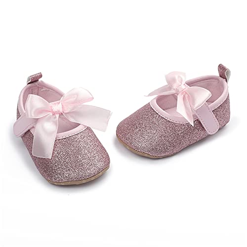 Baby Sneakers Girls Boys Toddler Kids Infant Girls Soild Colour Bowknot Princress Shoes Soft Sole Non-SIip Tennis2