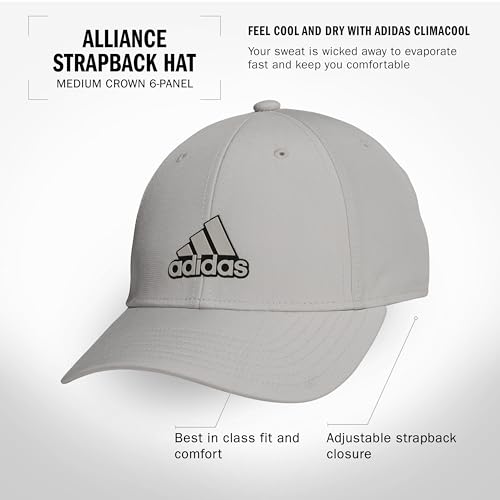 Alliance Medium Crown Structured Adjustable Fit Strapback Hat - Image 2