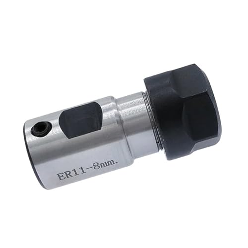 1pc ER11 ER25 ER32 ER40 Chuck Spindle Motor Shaft Extension Rod Spindle Chuck Lathe Tool 5mm 6mm 8mm 10mm Tool Holder CNC Tool(ER25 Hexagon)
