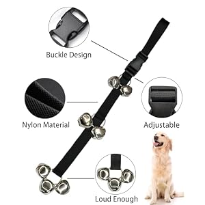 Canine Doorbell,Canine Bell for Door Potty Coaching,Bell for Canines to Ring to go Outdoors,Adjustable Canine Door Bells,Buckle Canine Doorbell- 7 Further Massive Loud DoorBells Canine Doorbell,Canine Bell for Door Potty Coaching,Bell for Canines to Ring to go Outdoors,Adjustable Canine Door Bells,Buckle Canine Doorbell- 7 Further Massive Loud DoorBells