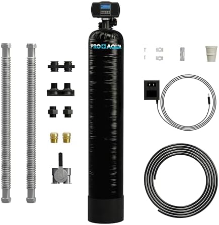Whole House Well Water Filtration System Filters Iron, Sulfur, Arsenic, Manganese & More - 1" Digital Valve, 1 CuFt