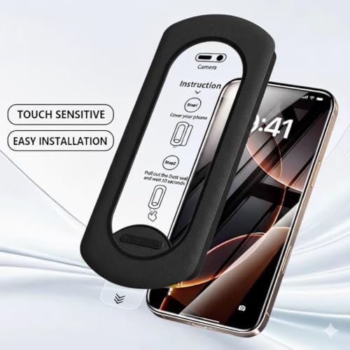 Image of EGOTUDE for iPhone 17 & 16 Pro Tempered Glass 9H Hardnes Edge-To-Edge Coverage Screen Guard Protector with Easy Fit Auto Dust Removal Kit