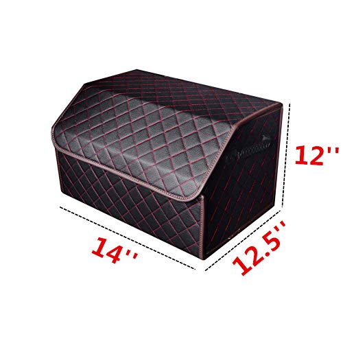 Yafeco Multipurpose Collapsible Car Trunk Storage Organizer With Lid - Portable Car Storage Box Bin Suv Van Cargo Carrier Caddy For Shopping Camping Picnic Home Garage #TOP1