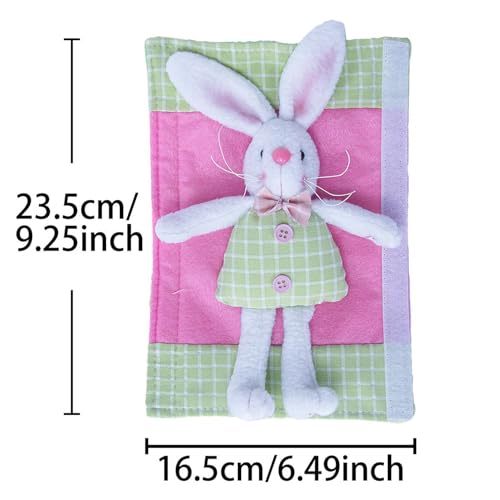 Fundas para manijas de electrodomésticos con diseño de conejo de Pascua protector 4
