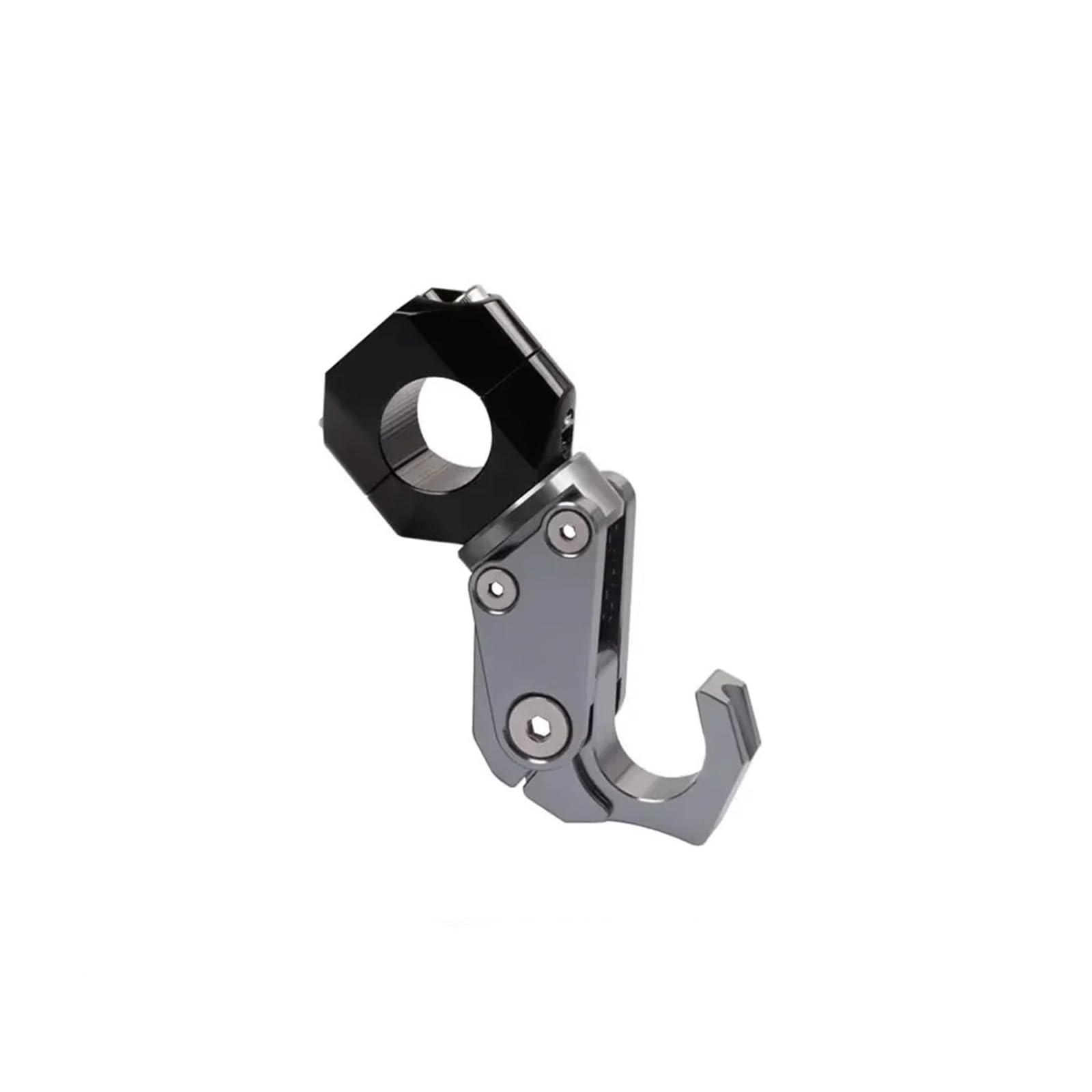 astuyhj Non-Slip Handlebar Hook for Hon@&da ADV150 ADV160 ADV350 Motorcycle Aluminum Alloy Helmet Hanger Foldable Hook Adjustable Storage Mount Accessories(B Grey)