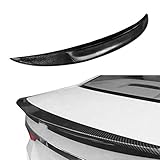Mophorn Carbon Fiber Rear Trunk Lip Spoiler Fit for 2007-2013 BMW E92 Coupe 328i 335i M3 Rear Wing Spoiler High Kick Replacement Wing Lip Trunk Boot Lid Rear Spoiler (for E92 Coupe 328i 335i M3)