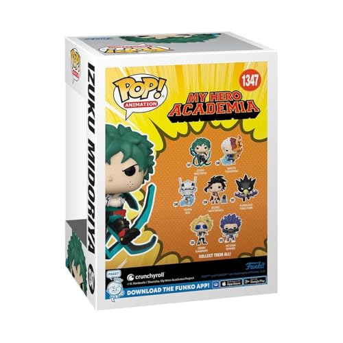 Funko Pop! Animation: MHA - Izuku Midoriya - Deku - (Black Whip) - My Hero Academia - Figurine en Vinyle à Collectionner - Idée de Cadeau - Produits Officiels - Jouets pour Les Enfants et Adultes