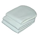 Super Undies Hybrid Undies Microfiber Insert, White, 3-pack