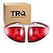 TRQ Driver & Passenger Rear Tail Lights Set Fits 2001-2003 Chrysler Town & Country 2001-2003 Chrysler Voyager 2001-2003 Dodge Caravan 2001-2003 Dodge Grand Caravan
