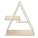 Asixxsix Étagères flottantes pour Mur, étagère Murale Triangulaire Support de Rangement en Fer forgé étagères murales flottantes, Robustes et durables pour Chambre/Cuisine/Bureau Salon Chambre à