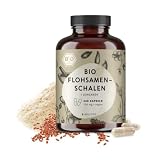 BIONUTRA® Flohsamenschalen Komplex Kapseln Bio (240 x 750 mg), mit Leinsamen, deutsche Herstellung, 3-Monatspackung, vegan, ohne Zusätze, kontrolliert biologisch
