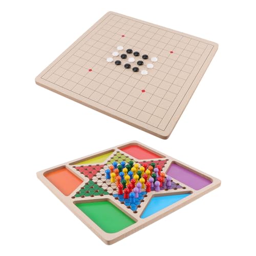 Jeu de dames en bois compact pour occuper les enfants en voyage et famille
