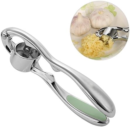 Garlic Press, Garlic Mincer Make of Zinc Alloy Small Garlic Crush Garlic Chopper- Dishwasher Safe