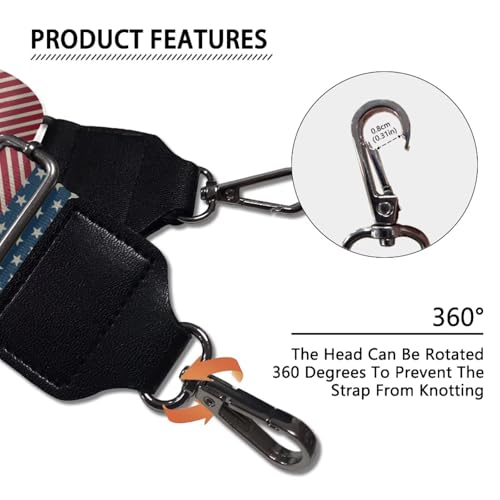 Image of Adjustable Purse Strap Replacement, Wide Shoulder Canvas Bag Strap, Crossbody Handbag Strap