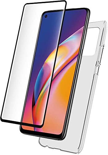 Coque Oppo Reno 5 Lite transparente souple avec verre trempé Bigben anti-choc