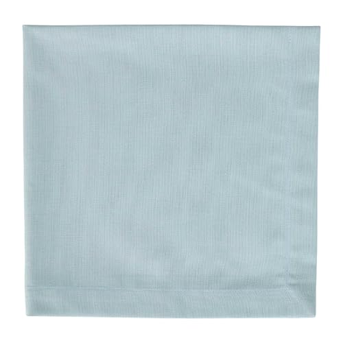 Set de 4 servilletas de tela azul 100% algodón miniatura 2